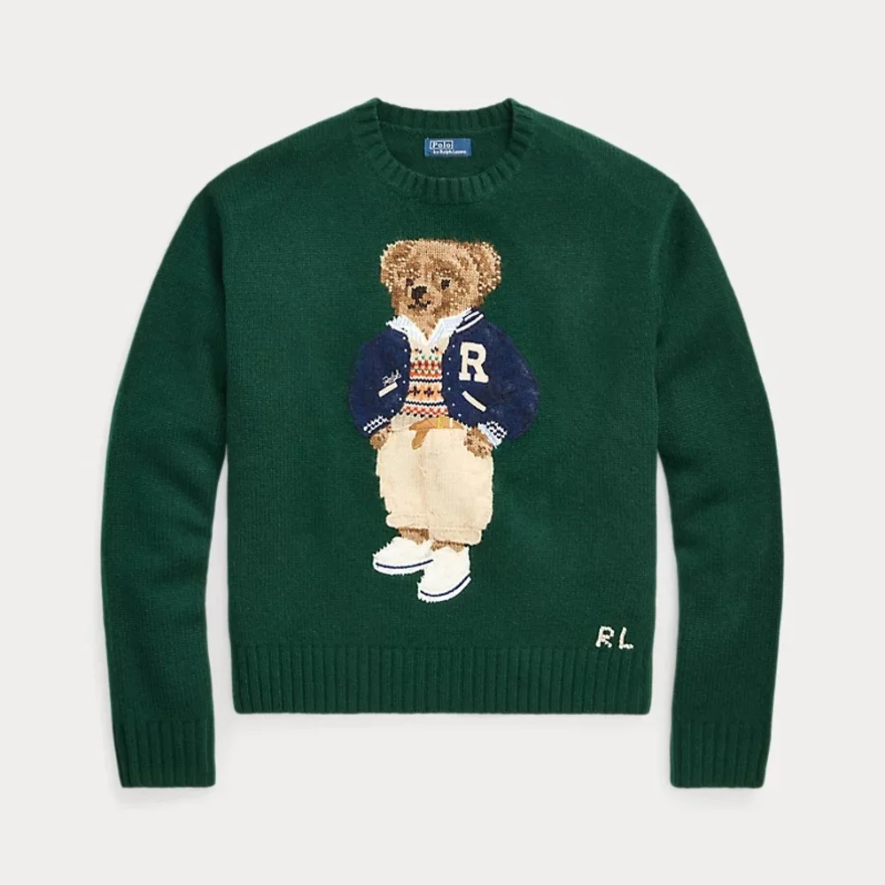 Polo Ralph Lauren Bear Wool-Cashmere Jumper NWOT - Picture 1 of 4